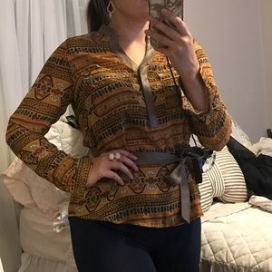 Patterned Blouse